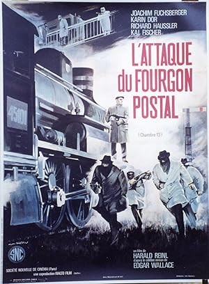 "L'ATTAQUE DU FOURGON POSTAL" ZIMMER 13 / Réalisé par Harald REINL en 1964 avec Joachim FUCHSBERG...