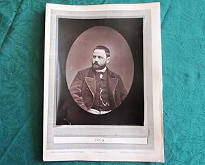 Photographie ancienne de Emile Zola - Cliché Carjat.