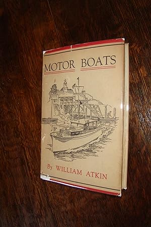 Motor Boats (first printing in scarce DJ with all 13 fold-out blueprints) amateur small boat desi...