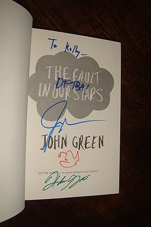 The Fault in our Stars (signed twice & doodled)