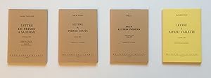ÉDITIONS "A L' ÉCART" - Collection "Lettres d'Écrivains" - Nos 4, 6, 7, 14, 15, 22 and Collection...