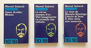 A collection of five books including: Coeur double/Mimes - Le roi au masque d'or/Vies imaginaires...
