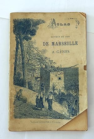 Atlas des chemins de fer de Marseille à Gênes.