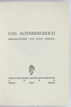 Das Altenbergbuch.