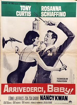 "ARRIVEDERCI BABY" CINQ FEMMES SUR LES BRAS / Réalisé par Ken HUGHES en 1966 avec Tony CURTIS, Ro...
