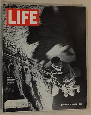 LIFE MAG OCT 16 1964 BERLIN TUNNEL ESCAPE HURRICANE HILDA 1965 CARS PUCCI