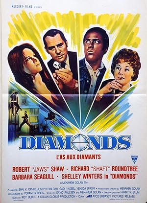 "UN COUP DE DEUX MILLIARDS DE DOLLARS (DIAMONDS)" L'AS AUX DIAMANTS / Réalisé par Menahem GOLAN e...