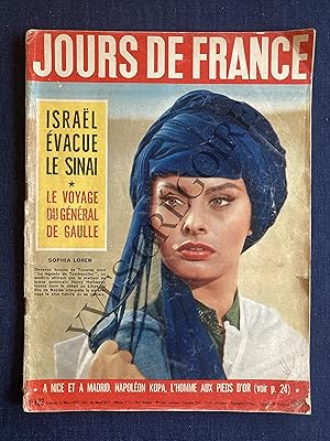 JOURS DE FRANCE-N°123-23 MARS 1957-SOPHIA LOREN