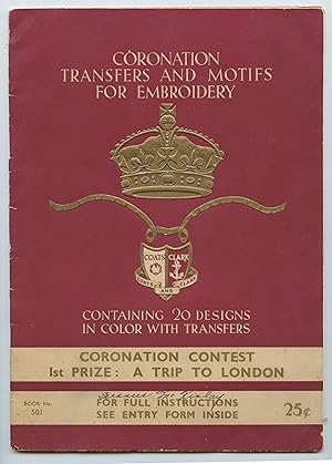 Coronation Transfers and Motifs For Embroidery