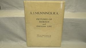 A. J. Munnings, R. A. Pictures of Horses & English Life. First edition, 28 color plates, 1927.