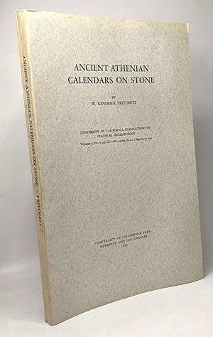 Ancient athenian calendars on stone - VOLUME 4 N°4 pp.267-402 plates 20-24 3 figures in text