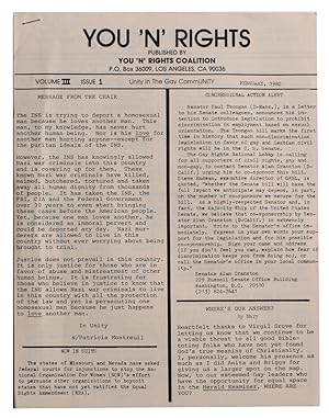 You 'N' Rights. Volume III Issue 1 (February 1980)