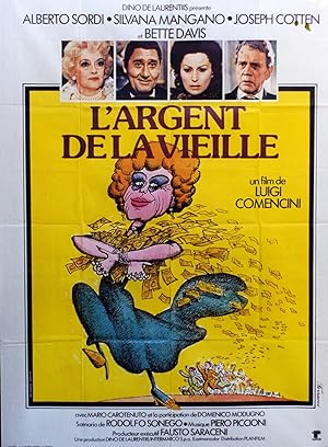 "L'ARGENT DE LA VIEILLE" LO SCOPONE SCIENTIFICO / Réalisé par Luigi COMENCINI en 1972 avec Albert...