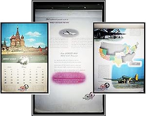 TWA Airlines Calendar for 1944 - 14.5" x 22.5"