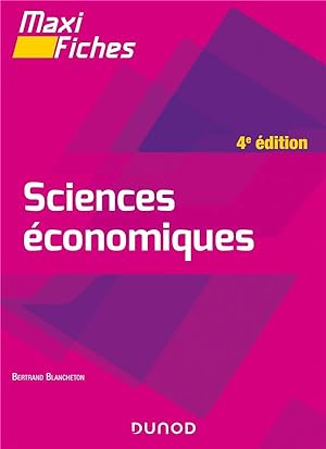 maxi fiches : sciences économiques (4e édition)