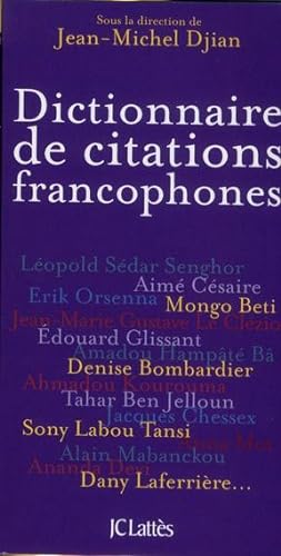 dictionnaire des citations francophones