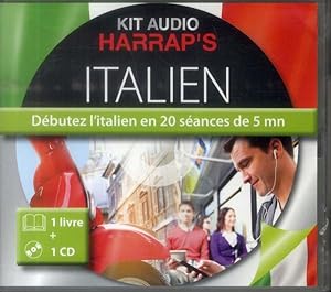 KIT AUDIO HARRAP'S : italien ; débutez l'italien en 20 séances de 5 mn