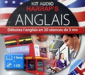 KIT AUDIO HARRAP'S : anglais ; débutez l'anglais en 20 séances de 5 mn