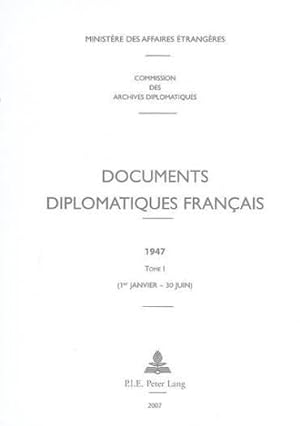 Documents diplomatiques français, 1940-1954. 1. Documents diplomatiques français. Tome 1, 1er jan...