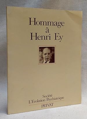Hommage a? Henri Ey: 1900-1977 (French Edition)