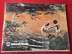 Original 1969 Warner Bros. Woodstock Film Program