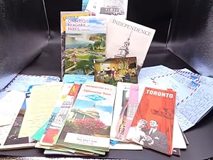 Canada. 1960. 33 various tourist brochures and hotel leaflets + 5 airmail letters to Winifred Hai...