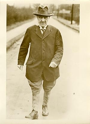 "Le doyen des jockey John FAULKNER à 104 ans en 1932" Photo de presse originale par G. DREVED / A...