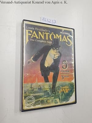 Fantomas : The Complete Saga : 5 Films : 3 DVD Set : 1998 Gaumont English Intertitle Version :