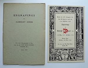 Engravings by Albrecht Durer. P.& D. Colnalghi & Co. Ltd. London April 1928.
