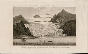 Curious prospect of an Iceberg in the Island of Spitsbergenr First edition of the engraving.