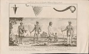 Various Dresses of the Indians of North America with their Weapons of War. First edition of the e...