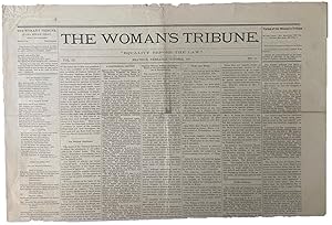 Woman's Tribune Covers Woman Suffrage- 1887
