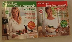 2005 SANDRA LEE SEMI HOMEMADE COOKING BOOKS 1 & 2 INTRO BY W. PUCK & T. FLORENCE