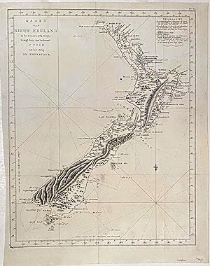 Kaarte van Nieuw Zeeland in der Jaaren 1769 en 1770 bezogt door den Luitenant J. Cook met het Sch...