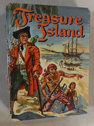 TREASURE ISLAND BY ROBERT LOUIS STEVENSON 1955 WHITMAN PUBLISH ILLUS PAUL FRAME