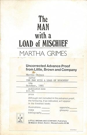 THE MAN WITH A LOAD OF MISCHIEF