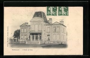 Carte postale Hallencourt, L`Hotel de Ville