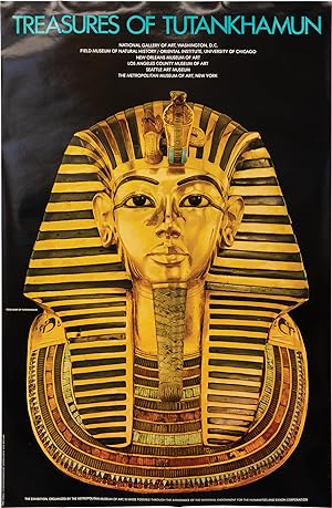 Treasures of Tutankhamun (Original poster from the 1976 exhibition, frontal portrait variant)