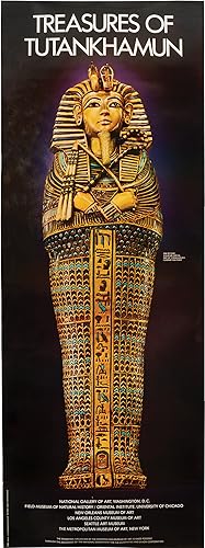 Treasures of Tutankhamun (Original poster from the 1976 exhibition, miniature coffin variant)