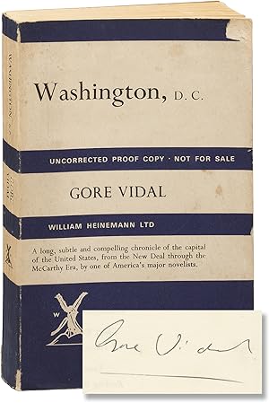 Washington, D.C. (Uncorrected Proof, signed by the author)