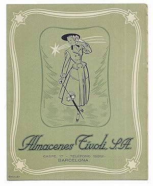 Nadala. Publicidad Almacenes Tívoli, S.A. Felices Navidades y Año Nuevo. 1949