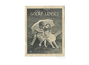 Advertising Brochure for Goerz Lenses, C.P. Goerz American Optical Company, Circa 1910. Dagmor, D...
