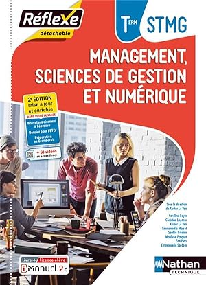management sciences de gestion et numérique : terminale STMG : livre + licence élève (édition 2022)