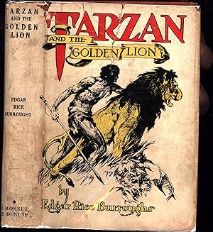 Tarzan and the Golden Lion (1927 PHOTOPLAY EDITION IN LATER, 1940s, JACKET)