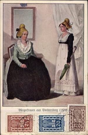 Ansichtskarte / Postkarte Steiermark, Bürgerfrauen aus Vordernberg, 1820