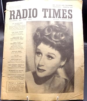Radio Times. For March 1st- 7th March. Pub Feb 27th 1953.