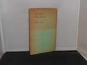 Quiet Helens Poems by Denis Botterill with author's presentation inscription to Gordon Fraser
