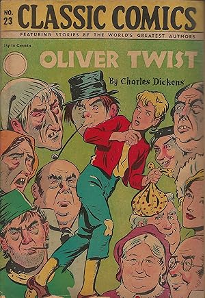 Oliver Twist Classics Illustrated #23 HRN #30 Fine