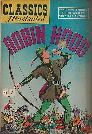 Robin Hood Classics Illustrated #7 HRN #51 VGF