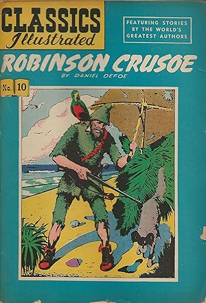 Robinson Crusoe Classics Illustrated #10 HRN #51 VG+